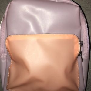 Vinyl mini backpack
